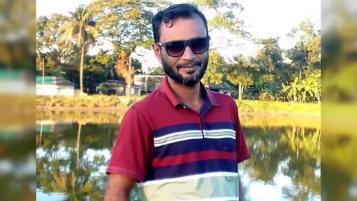 ঈশ্বরগঞ্জে বাসের ধাক্কায় ধানবোঝাই ট্রলির নিচে চাপা পড়ে ব্যবসায়ী নিহত