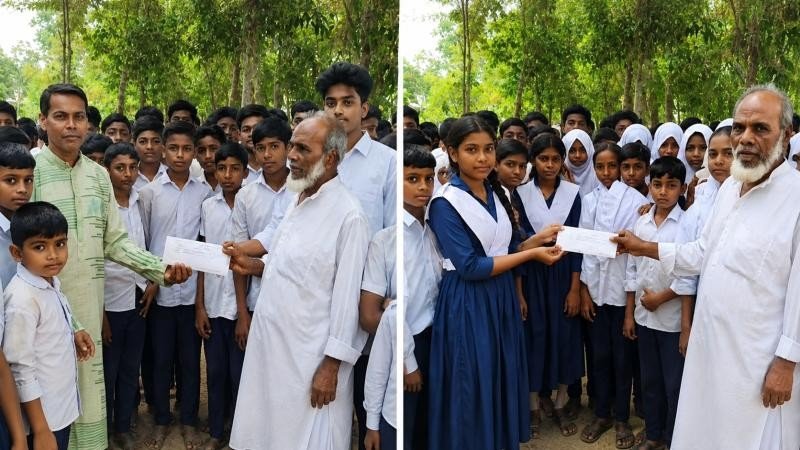 এসএসসি পাশের মিষ্টির টাকায় সহপাঠীর ক্যান্সারাক্রান্ত মায়ের পাশে শিক্ষার্থীরা
