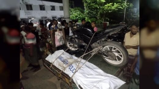 ভাঙ্গা গোলচত্বরে মোটরসাইকেল দুর্ঘটনায় ২ জনের মৃত্যু