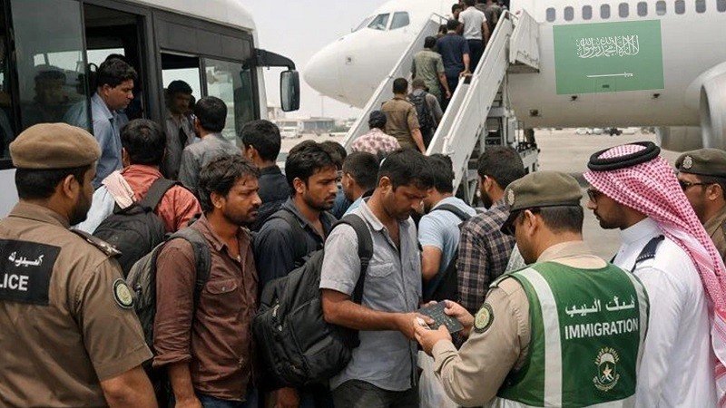এক সপ্তাহে ১২ হাজারের বেশি প্রবাসীকে ফেরত পাঠালো সৌদি সরকার