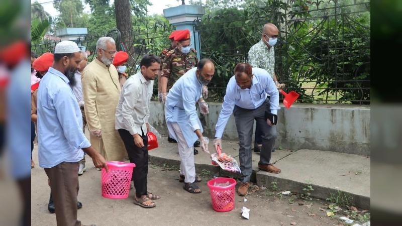 ডেঙ্গু প্রতিরোধে ময়মনসিংহে পরিচ্ছন্নতা অভিযান