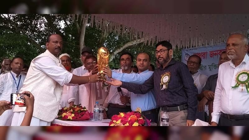 নাগরপুরে নারী ফুটবল টুর্নামেন্টের ফাইনাল অনুষ্ঠিত