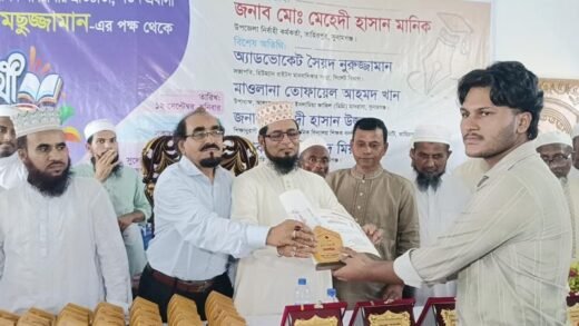 তাহিরপুরে এসএসসি ও দাখিল উত্তীর্ণ কৃতি শিক্ষার্থীদের সংবর্ধনা
