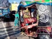 ঠাকুরগাঁওয়ে ট্রাক-অটোরিকশার সংঘর্ষে তরুণী নিহত, আহত ৬
