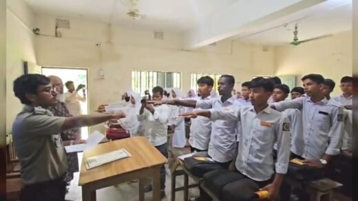 কিশোরগঞ্জে হাজারো শিক্ষার্থীর কন্ঠে মাদকবিরোধী শপথ