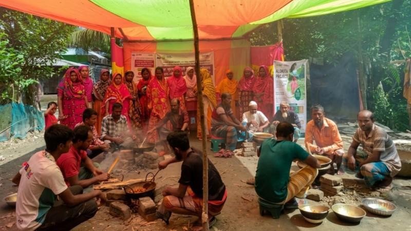 বরগুনায় গৃহস্থালি কাজে পুরুষের অংশগ্রহণ নিশ্চিত করতে সচেতনতামূলক কার্যক্রম