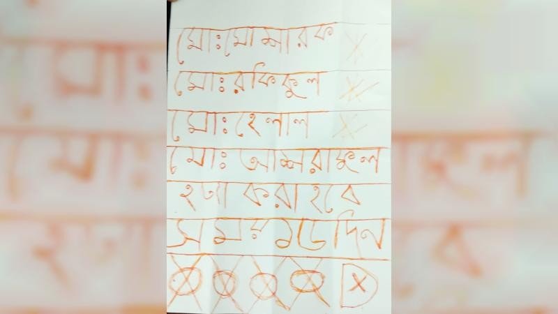 বিএনপি কার্যালয়ে চিঠিতে ৪ নেতাকে হত্যার হুমকি, আতঙ্কে নেতাকর্মীরা