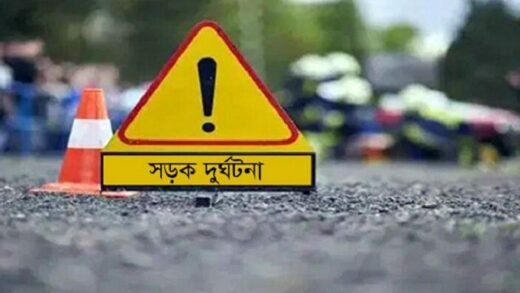 ঝিনাইগাতীতে চোরাই বালু পরিবহনের সময় মাহিন্দ্র উল্টে চালক নিহত