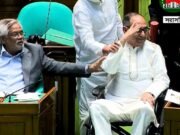 হুইল চেয়ারে সংসদ অধিবেশনে মির্জা আব্বাস, অভিনন্দন জানালেন স্পিকার