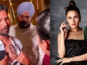 ভক্তের বুকে শেহনাজ গিলের ট্যাটু, চমকে গেলেন অভিনেত্রী!