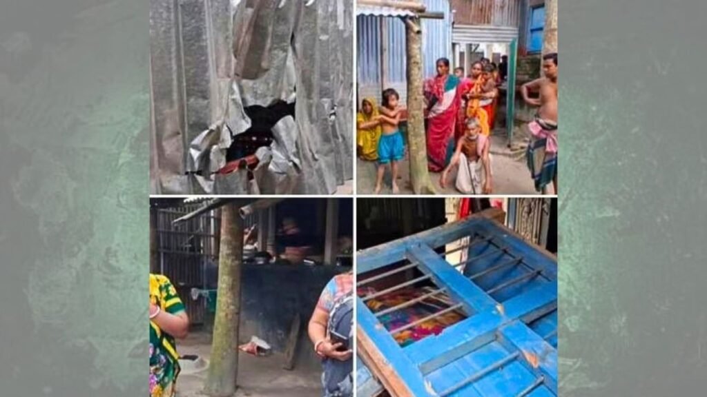 পাংশার মৌরাটে চাঁদার দাবিতে সংখ্যালুঘু প্রবাসীর বাড়িতে হামলা ও ভাংচুর