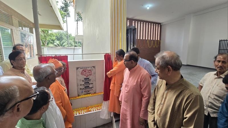 প্রবর্তক সংঘের নবনির্মিত পূজা মণ্ডপ উদ্বোধন