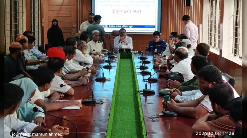নন্দীগ্রামে শান্তিপূর্ণভাবে দুর্গাপূজা উদযাপনের লক্ষ্যে প্রস্তুতিমূলক সভা