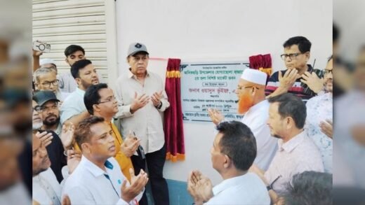 মানিকছড়িতে ৬ কোটি টাকার উন্নয়ন প্রকল্পের উদ্বোধন করেন: ওয়াদুদ ভূঁইয়া