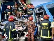 নাটোরের বনপাড়ায় ফের যাত্রীবাহী দুই বাসের মুখোমুখি সংঘর্ষে নিহত ১, আহত অন্তত ২৫ জন