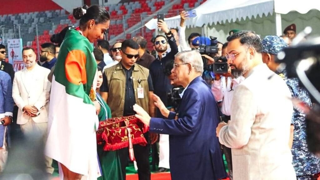 ১৮তম বার দ্রুততম মানবী যবিপ্রবির শিরিন আক্তার
