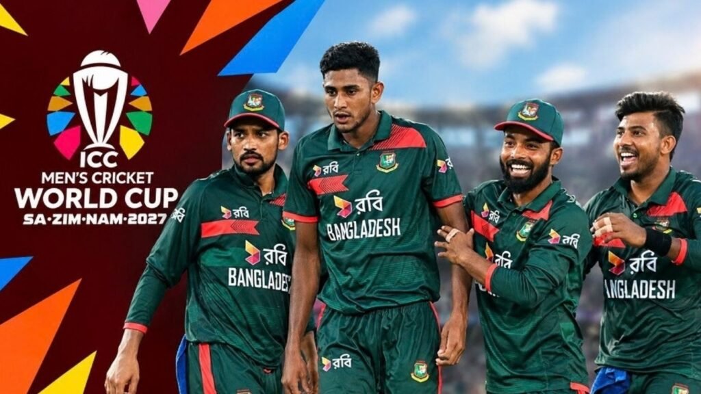 ২০২৭ ওয়ানডে বিশ্বকাপের সূচি প্রকাশ, বাংলাদেশের প্রতিপক্ষ যারা