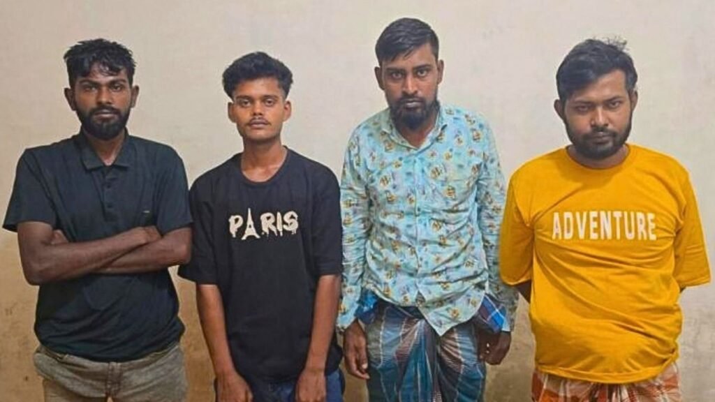 নালিতাবাড়ীতে ডিবি পুলিশের অভিযানে ৪ মাদক কারবারি গ্রেপ্তার