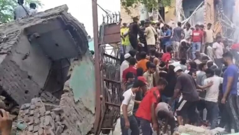 হুড়মুড়িয়ে ভেঙে পড়ল ৫ তলা ভবন, বহু হতাহতের শঙ্কা